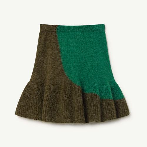 [8,12y]Swan Skirt (green)