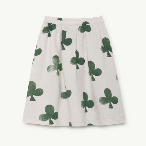 [2/3y]Sow Skirt (white clovers)