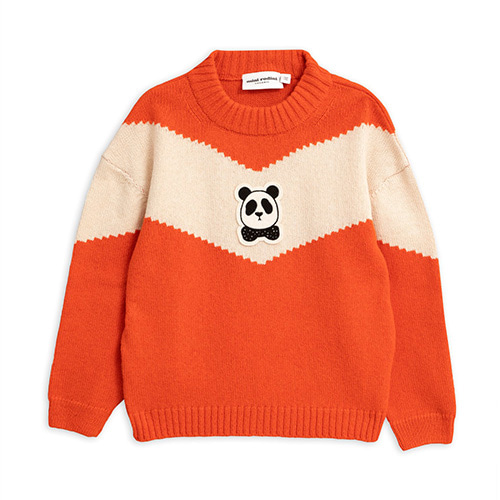 Panda Wool Sweater (red)