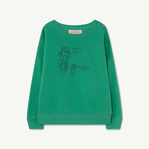[2/3y]Big Bear Sweatshirt green animal 22018-255-AY