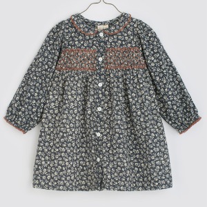 [5/6y]Kate Smocked Dress forget me not
