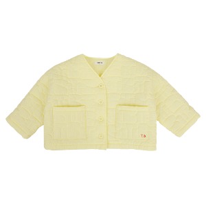 [12y]TB Quilted Jacket light yellow